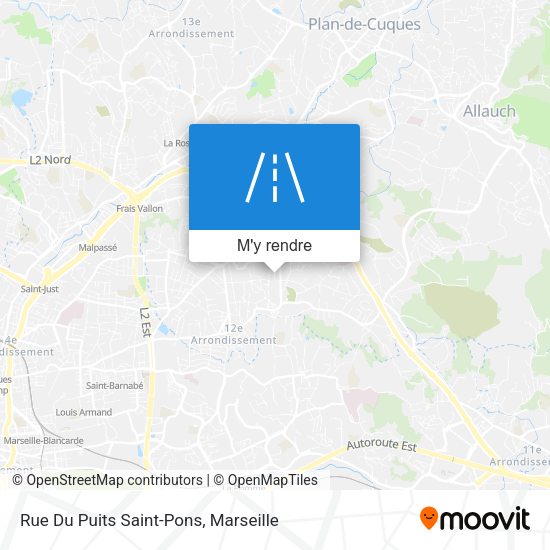 Rue Du Puits Saint-Pons plan