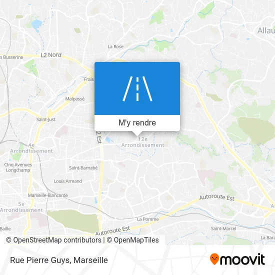 Rue Pierre Guys plan