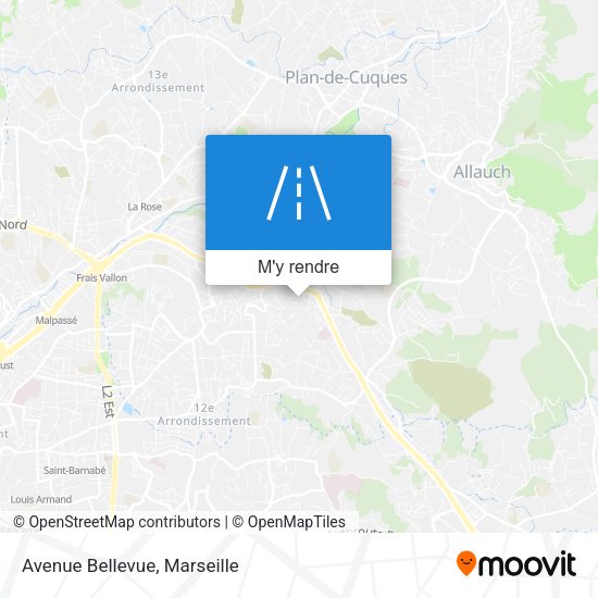 Avenue Bellevue plan