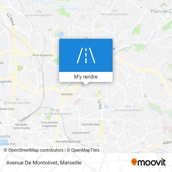 Avenue De Montolivet plan