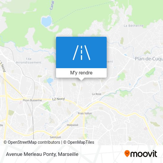 Avenue Merleau Ponty plan