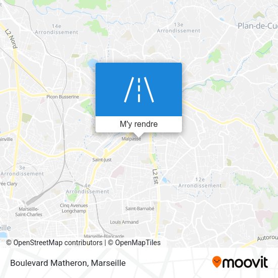 Boulevard Matheron plan