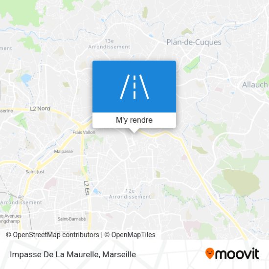 Impasse De La Maurelle plan