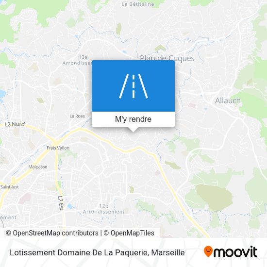Lotissement Domaine De La Paquerie plan