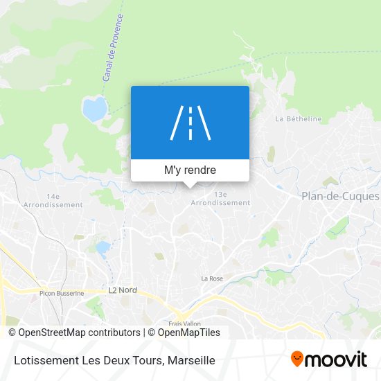 Lotissement Les Deux Tours plan