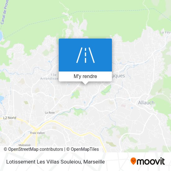Lotissement Les Villas Souleiou plan