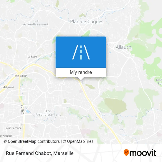 Rue Fernand Chabot plan