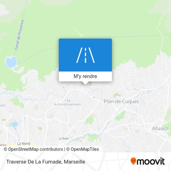 Traverse De La Fumade plan