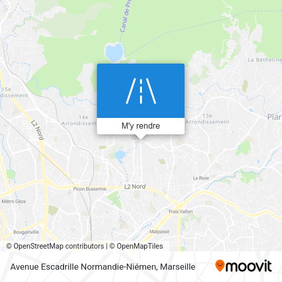 Avenue Escadrille Normandie-Niémen plan
