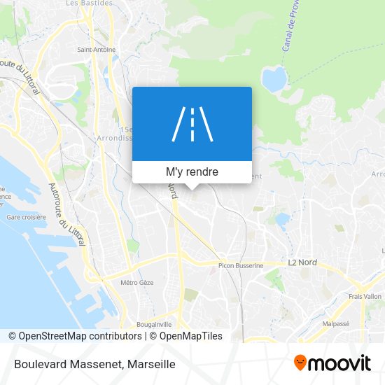 Boulevard Massenet plan