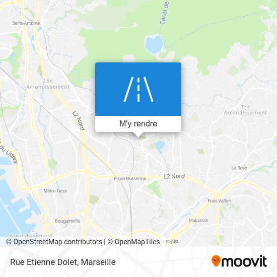 Rue Etienne Dolet plan