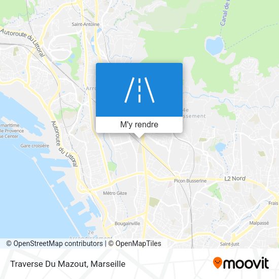 Traverse Du Mazout plan