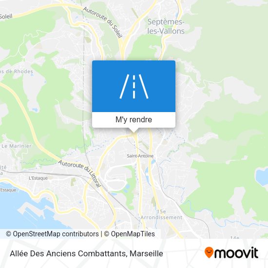 Allée Des Anciens Combattants plan