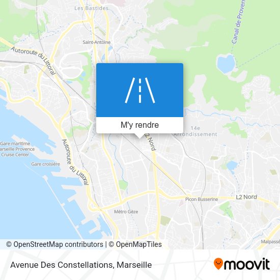 Avenue Des Constellations plan