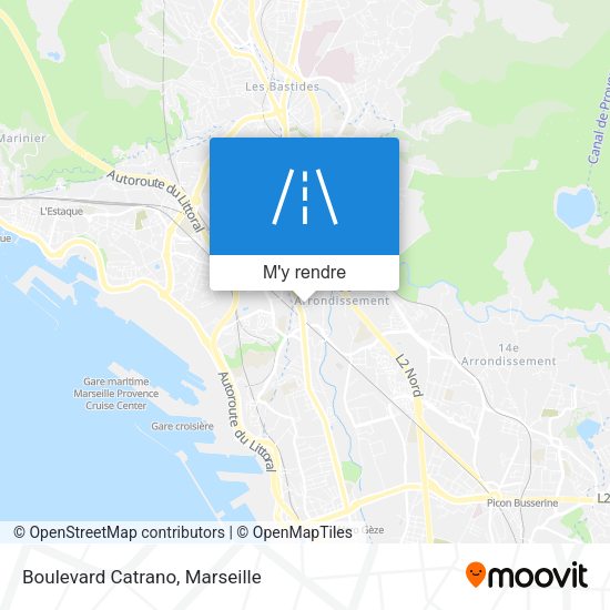 Boulevard Catrano plan