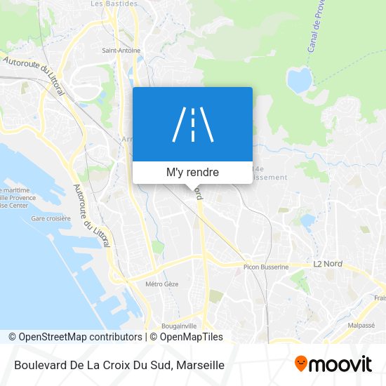 Boulevard De La Croix Du Sud plan
