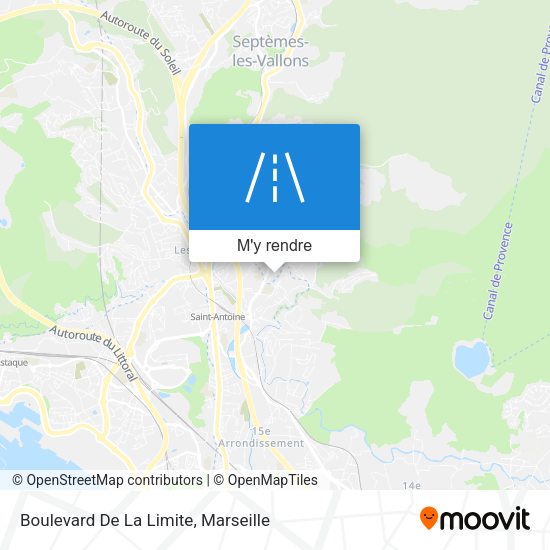 Boulevard De La Limite plan