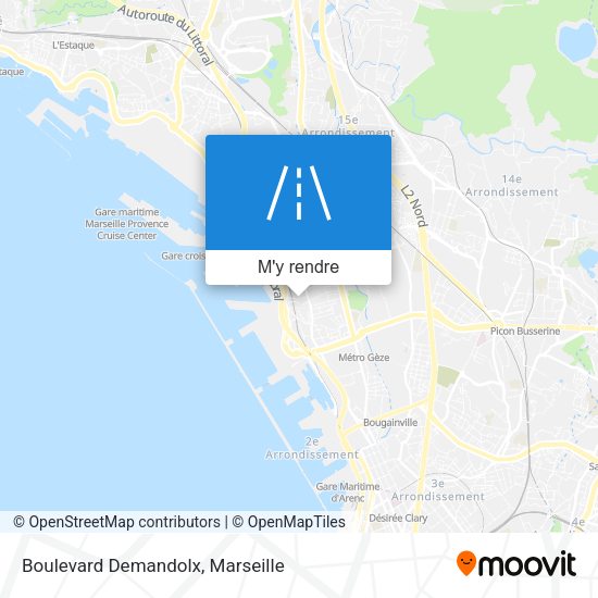 Boulevard Demandolx plan