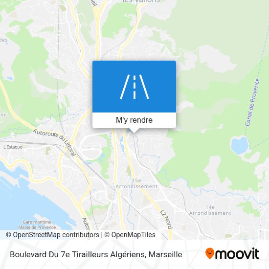 Boulevard Du 7e Tirailleurs Algériens plan