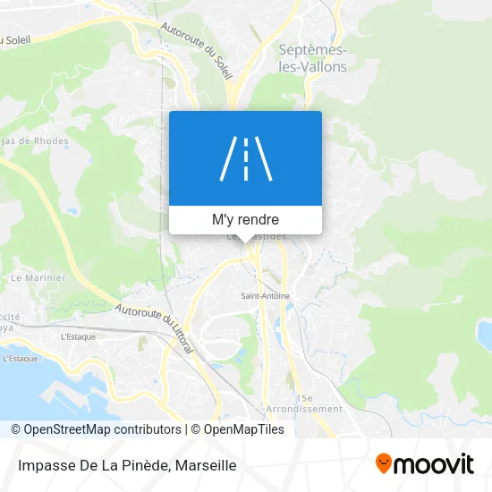 Impasse De La Pinède plan