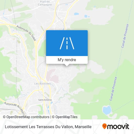 Lotissement Les Terrasses Du Vallon plan