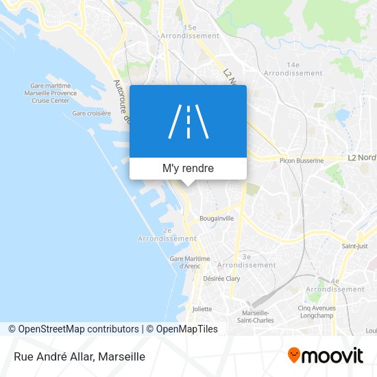 Rue André Allar plan