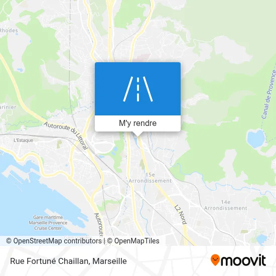 Rue Fortuné Chaillan plan