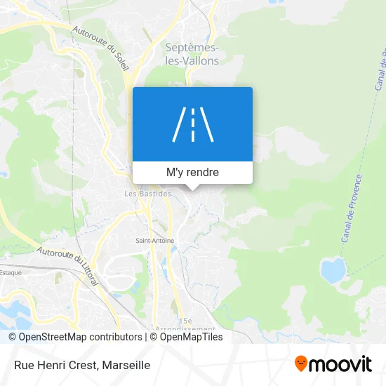 Rue Henri Crest plan