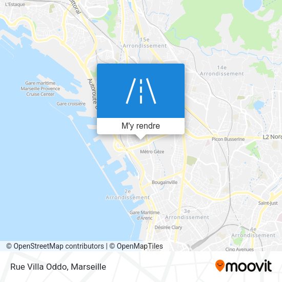 Rue Villa Oddo plan