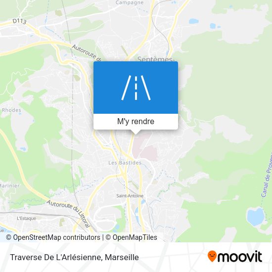 Traverse De L'Arlésienne plan
