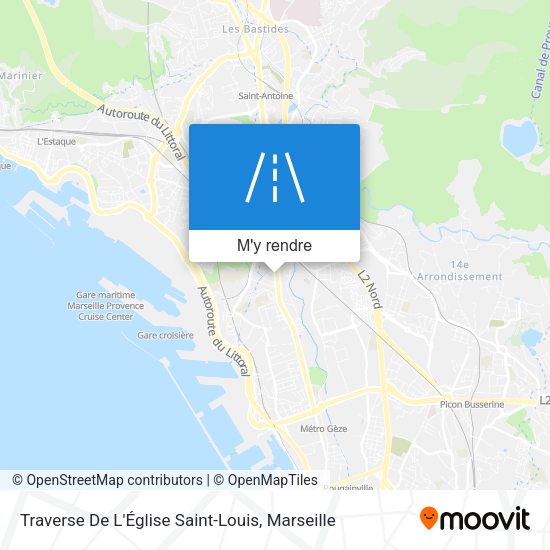 Traverse De L'Église Saint-Louis plan