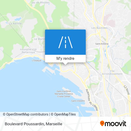 Boulevard Poussardin plan