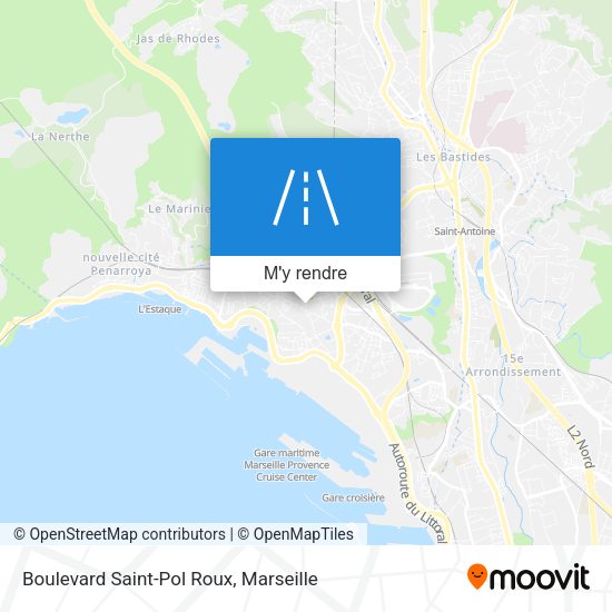 Boulevard Saint-Pol Roux plan