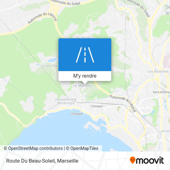 Route Du Beau-Soleil plan