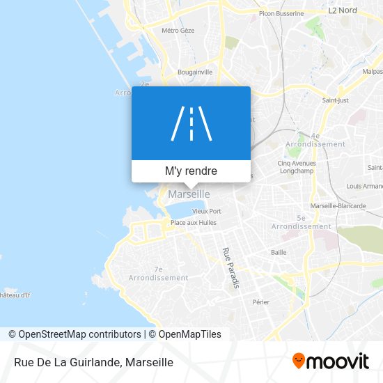 Rue De La Guirlande plan