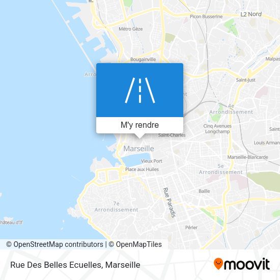 Rue Des Belles Ecuelles plan