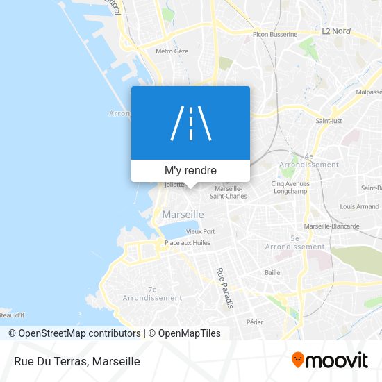 Rue Du Terras plan