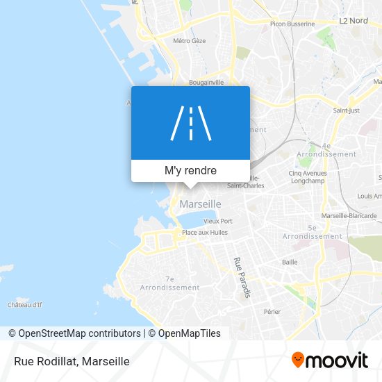 Rue Rodillat plan