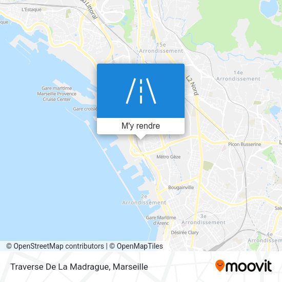 Traverse De La Madrague plan