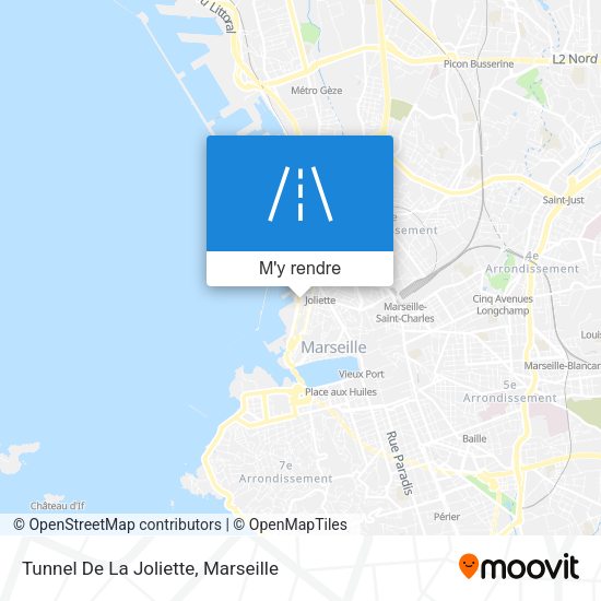 Tunnel De La Joliette plan