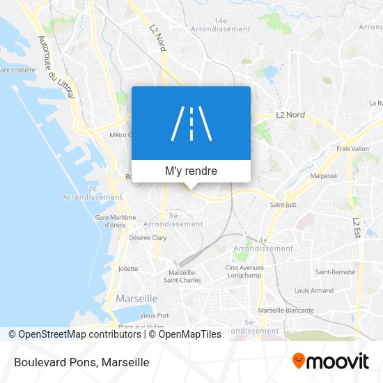 Boulevard Pons plan