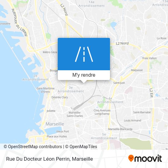 Rue Du Docteur Léon Perrin plan