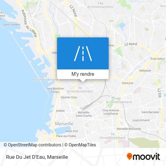 Rue Du Jet D'Eau plan