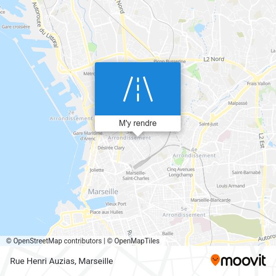 Rue Henri Auzias plan