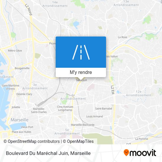 Boulevard Du Maréchal Juin plan