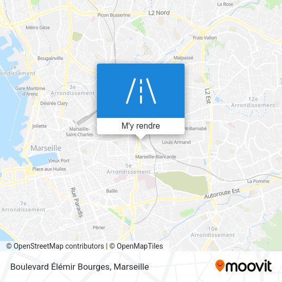 Boulevard Élémir Bourges plan
