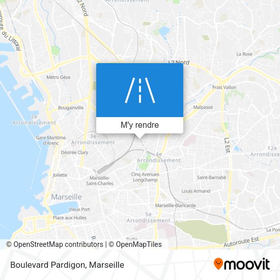 Boulevard Pardigon plan