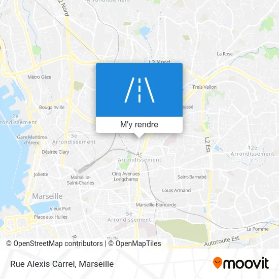 Rue Alexis Carrel plan