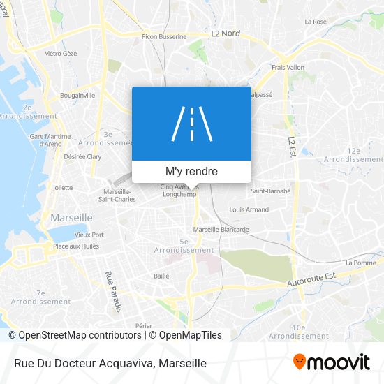Rue Du Docteur Acquaviva plan