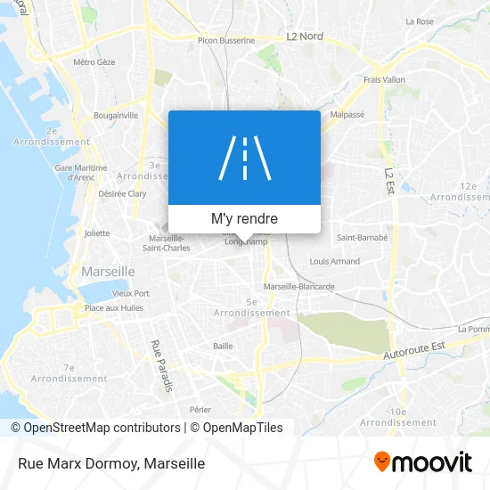 Rue Marx Dormoy plan